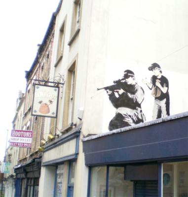 Fresh Banksy in Bristol 