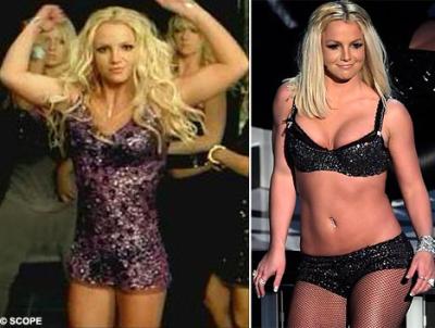 Spot the difference: has Britney Spears been digitally-slimmed down for her new promo, Piece of Me?