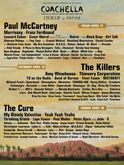 Coachella, Saturday April 18