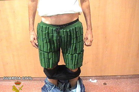 Cocaine underwear in Spain