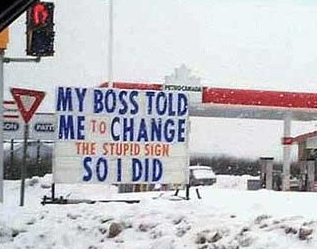 Wildly Hilarious Signs