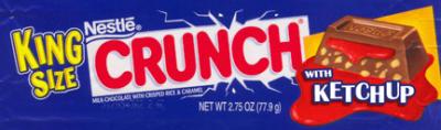 Nestle Crunch With Ketchup