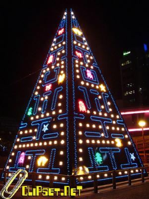 Pac-Man Chrimas Tree