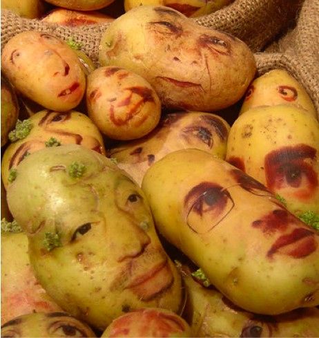 Ginou Choueiri's Potato Portraits