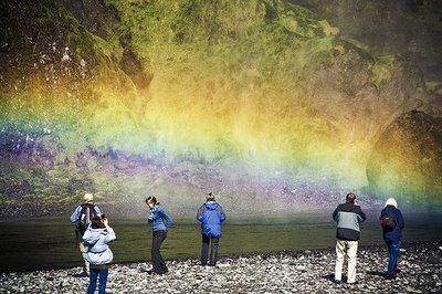 A Close-Up Photograph Of a Rainbow