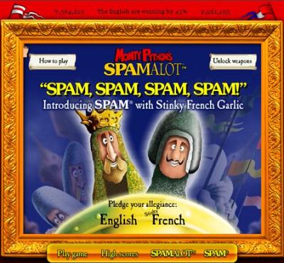 Spam, spam, spam, spam