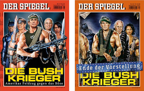 Spiegel-Cover „Die Bush Krieger“ 2002/2008
