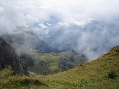 Nebel in den Bergen