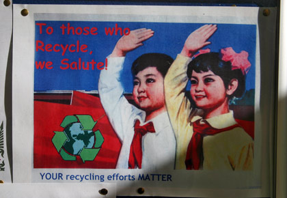 To those who recycle we salute!