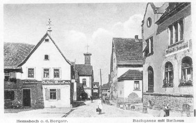 hemsbach,bachgasse