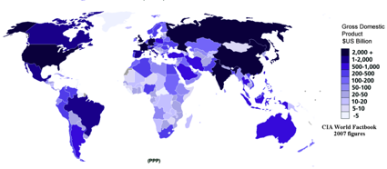 Gross Domestic Product by PPP in 2007