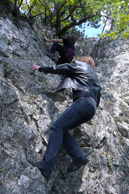 Christian und Monika auf der Hohen Wand