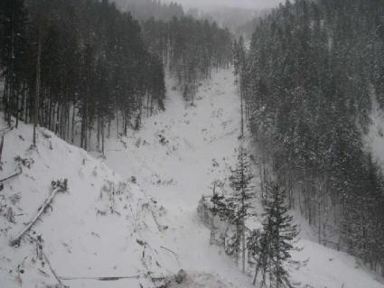 Abgang in den Tuernitzer Alpen