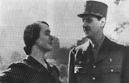 Mme. de Gaulle with Husband