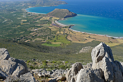 Kouremenos Bay, near