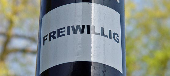 freiwillig