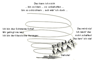 Peng, da haben wir den Salat