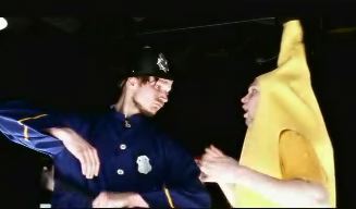 Police Officer and Banana. 