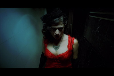 still from Peaches &quot;Downtown&quot; video