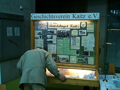 Geschichtsverein und Amtslehngut Kaitz auf dem Markt für Dresdner Geschichte