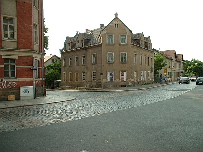 Nikolaushof, ehemaliges Obdachlosenheim der Diakonie, im Hechtviertel Dresden