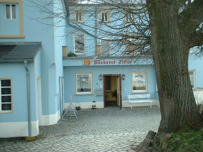 Bäckerei Ziller in der Zillermühle Friedersdorf am Wanderweg Pulsnitz - Keulenberg