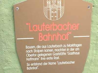 &quot;Lauterbacher Bahnhof&quot;  -Gasthaus in Stolpen