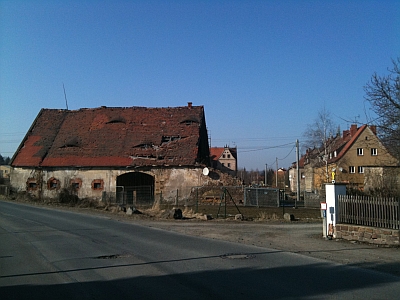 Ruine Wirtschaftsgebäude am Lungkwitzer Schloss