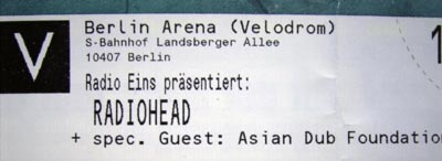 radiohead - berlin arena