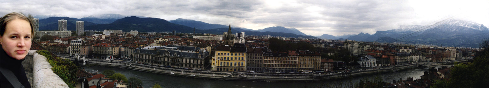 panorama von grenoble