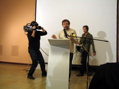 Slavoj Žižek am 17.01.2005 in Weimar