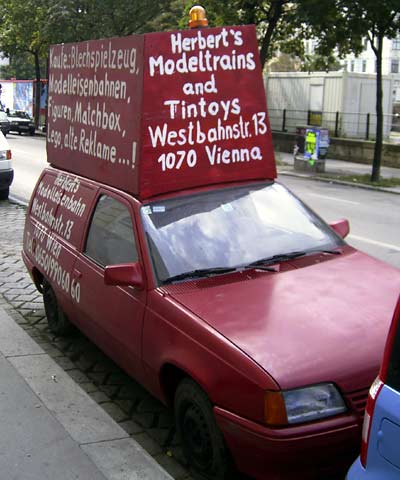 rotes auto - wien