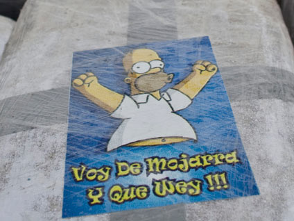 Homer Simpson Decorated Pot Seized from Cartel