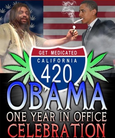 Obama’s Photo Used For Ganja Gala Poster